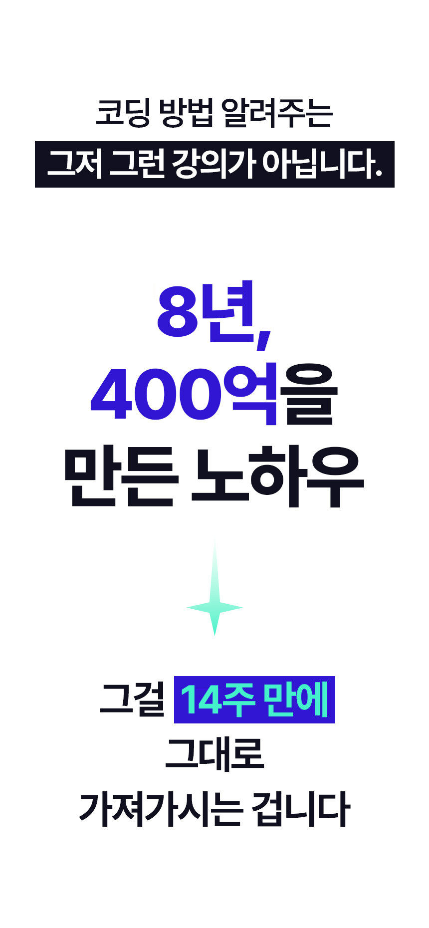 8년, 400억을 만든 노하우