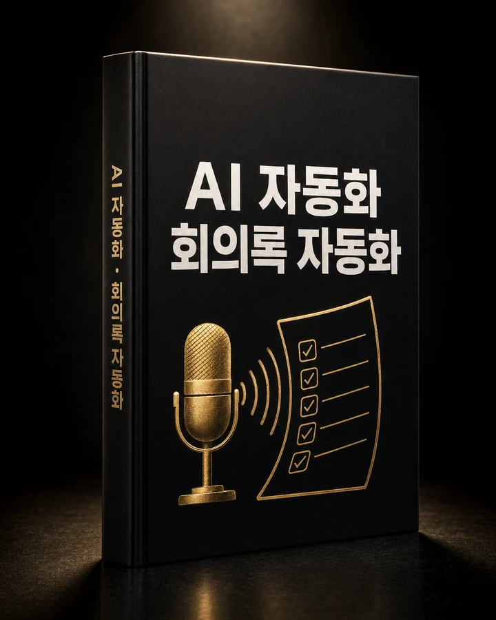 AI 자동화 · 회의록 자동화 표지