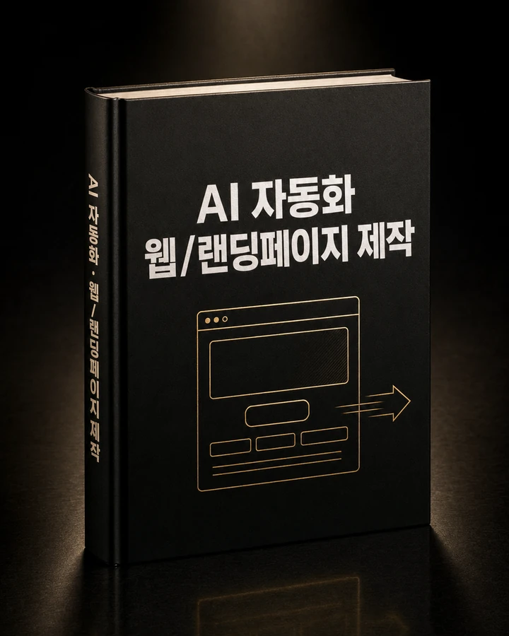 AI 자동화 · 웹/랜딩페이지 제작 표지