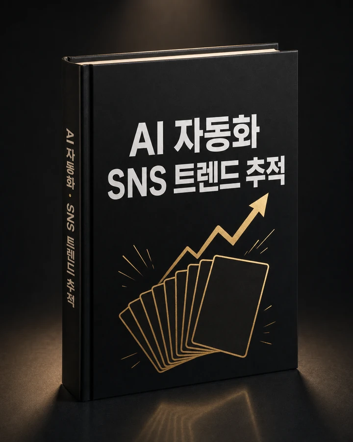 AI 자동화 · SNS 트렌드 추적 표지