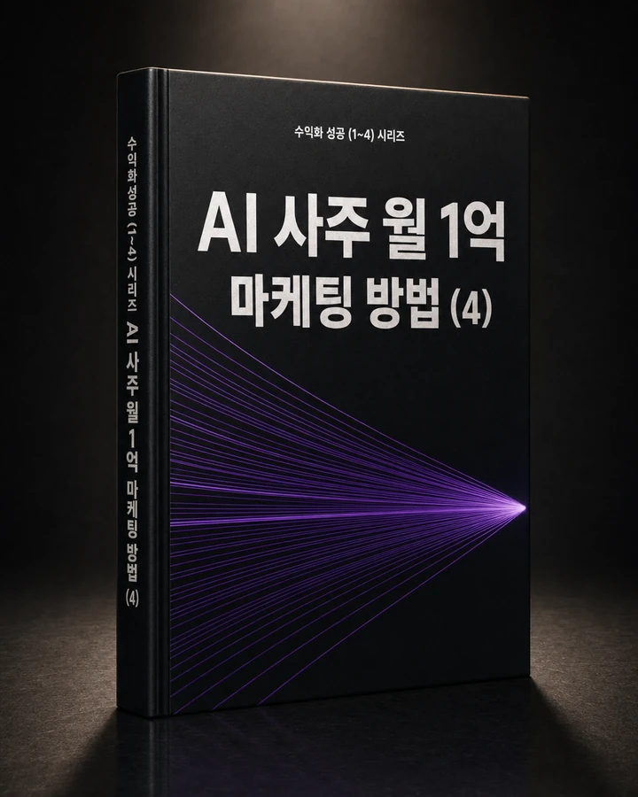AI 사주 월 1억 - 마케팅 방법 (4) 표지
